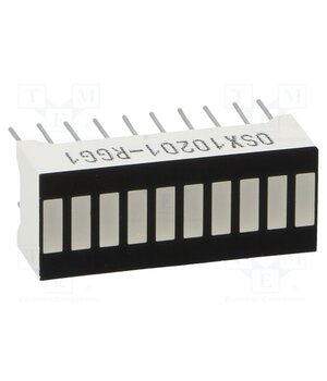 OSX10201-RGG1 Display: LED; bargraph; red (4x) / green (6x); 25.5x10.2x7.9mm GL6sMiK_VRbM63Kb6QiZq4_Enapfv564aBUm9QKB_dQ