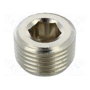 3025 1/2 Accessories: screw plug; R 1/2" external; nickel plated brass sOhBze7qU_O8a2s3ZmoOQv_hnqkJGwX7pnpDxvzfPKo