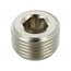 3025 1/2 Accessories: screw plug; R 1/2" external; nickel plated brass sOhBze7qU_O8a2s3ZmoOQv_hnqkJGwX7pnpDxvzfPKo