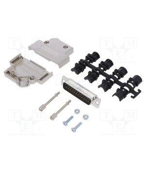 L17D45PK-M-25+L717SDB25P Connector: D-Sub; PIN: 25; male; angled 45°; soldering; for cable 45DRb39vtQ1flj7AuyUlCLVuyFIkMdb4PIB9u8oTDRg