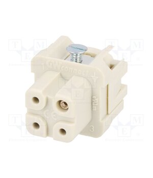 93601-0121 Connector: HDC; contact insert; female; GWconnect; PIN: 4; 10A; 400V kep_pxmVxVXgJF5tqyrvtqXto5bjrq3R9zxkzJl8oSk