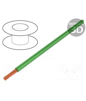 61.7556-25 Wire; Silivolt®-E; 1x2.5mm2; stranded; Cu; silicone; green; 600V 52uwJlHN9OFqS8QDBD0CWof6niSiN0XDW_qrCYf2JGA