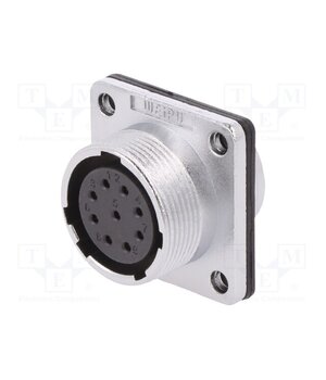 WS20K9ZZ1 Connector: circular; socket; female; PIN: 9; WS; 500V; size 20 abkvstxZzS2HACFlz8MXjXICZ4xCayPkht1mPXOe5yw