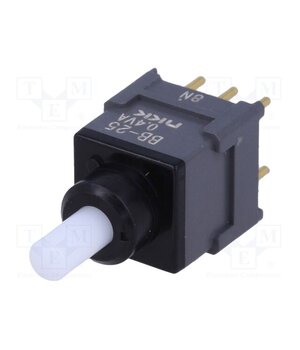 BB25AP Switch: push-button; Pos: 2; DPDT; 0.01A/28VAC; 0.01A/28VDC; 500MΩ F_gmOWv3CiYWnwcZIFlAyzS6ExwHxmET4CEOiXQ3Wqw