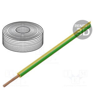 51796 Wire; H07Z-K; stranded; Cu; 6mm2; LSZH; yellow-green; 450V,750V qWL0h-bGeiHEQKqmo2A8CWd9JqLu8IBlCl3MqYanR_4