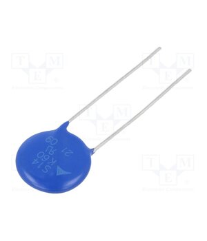 B72214S0600K101 Varistor: metal-oxide; THT; 60VAC; 85VDC; 100V; 4500A; Ø15.5x4mm xPJOjTO5gpmvCM1EwYgwOROgK80KvM2rBkFph6FfGLo