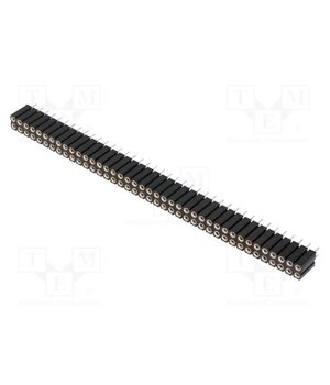 DS1002-03-2*40131 Connector: pin strips; socket; female; PIN: 80; straight; THT; 2x40 Tiu7042tvcRTnYUW5pU0VvxfGvKifwE-7OjNrT8m724