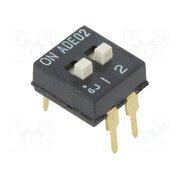 1825057-1 Switch: DIP-SWITCH; Poles number: 2; ON-OFF; 0.1A/24VDC; Pos: 2; THT ZFZg2Sy-wQ8fMw7gYiWcE4urf-DbTUa_CWOR4VBMItA