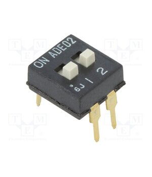 1825057-1 Switch: DIP-SWITCH; Poles number: 2; ON-OFF; 0.1A/24VDC; Pos: 2; THT ZFZg2Sy-wQ8fMw7gYiWcE4urf-DbTUa_CWOR4VBMItA
