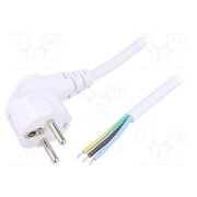 LT322 H05VV-F 3X1.5 5.0M WHT Cable; 3x1.5mm2; CEE 7/7 (E/F) plug angled,cables; PVC; 5m; white kEwjZJTy9T0WwzQQZ1jGb4QYMKa9tWi6agcx5wWuqAU