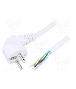 LT322 H05VV-F 3X1.5 5.0M WHT Cable; 3x1.5mm2; CEE 7/7 (E/F) plug angled,cables; PVC; 5m; white kEwjZJTy9T0WwzQQZ1jGb4QYMKa9tWi6agcx5wWuqAU
