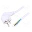 LT322 H05VV-F 3X1.5 5.0M WHT Cable; 3x1.5mm2; CEE 7/7 (E/F) plug angled,cables; PVC; 5m; white kEwjZJTy9T0WwzQQZ1jGb4QYMKa9tWi6agcx5wWuqAU