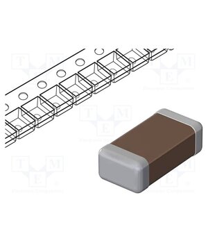 GRM155R61H105ME05D Capacitor: ceramic; MLCC; 1uF; 50V; X5R; ±20%; SMD; 0402; 180mm BqfDoI7LJj3aIdLFbigFpHqyOKxya631WZYeaaTrKnQ