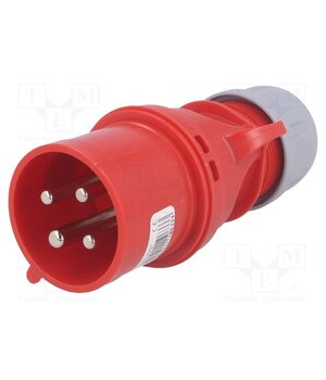7024-6 Connector: AC supply 3-phase; plug; male; 32A; 400VAC; Shark; IP44 N00dhDS1tFJsBAyIwFBt8_JDsarZ33Gx1MmBP03OK3I