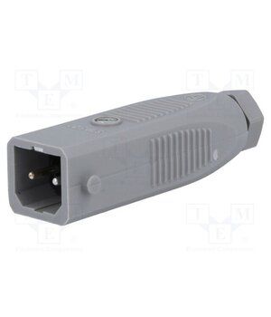 931265106 STAS 20 Connector: rectangular; ST; plug; male; PIN: 2; with cable clamp 5llLD6LTKOrQzoZW92fKW6WybJmcIiTQTQN-egs-yLo