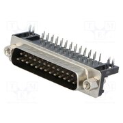 DS1037-25MNAKT74-0CC Connector: D-Sub; PIN: 25; socket; male; angled 90°; THT; UNC 4-40 X7QKHKca4L5B3kfUii2oCQzmwsOaqQBqRTD41Fd8CvA