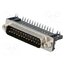 DS1037-25MNAKT74-0CC Connector: D-Sub; PIN: 25; socket; male; angled 90°; THT; UNC 4-40 X7QKHKca4L5B3kfUii2oCQzmwsOaqQBqRTD41Fd8CvA
