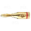 PLUG ø4mm 'banan' type, metal, red, gold-plated CKI096R+2.jpg