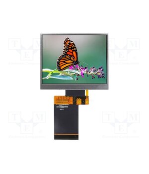 NHD-3.5-320240JF-ASXP Display: TFT; 3.5"; 320x240; Illumin: LED; Dim: 76.9x63.8x3.2mm; RGB eqtbQPBAHgtzA41OJGPWD_xOtqVO36xudtcWhD9xGFQ