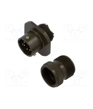 PT01A1006P Connector: military; plug; male; PIN: 6; PT/451; 7.5A; 600V; straight YCFZyFJkWflPv3BKRXEeulmyS3fA_Ngou2mw_tTErtg