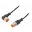 RST 3-RKWT/LED A 4-3-224/3 M Cable: for sensors/automation; PIN: 3; 3m; plug; 30VDC; 4A; RST; IP67 lWmxhaMmq9JkDn6_dWYwFbcu68OwBsO_8Kt6Sys6S_o
