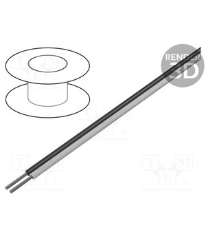 8460 0631000 Wire: loudspeaker cable; stranded; Cu,tinned; white-black; PVC GDndmd0u0svFPpdNR1RRkoXLAIGmRaL5jhDnm5a39ng