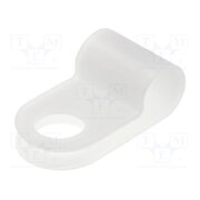 FIX-CC-16 Fixing clamp; Cable P-clips; Øbundle : 5.6mm; polyamide; natural 7dKzY5RgInHNcVPuIh5cNaDhjQoSrMBgG3KKvD9GIBk