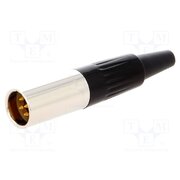 AG6M Connector: XLR mini; plug; male; PIN: 6; for cable; soldering; 1.2A fUkThTjbWK3mMaW9x4eAWckxvIYm-tearRvdxGvBRCw