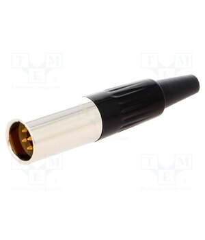 AG6M Connector: XLR mini; plug; male; PIN: 6; for cable; soldering; 1.2A fUkThTjbWK3mMaW9x4eAWckxvIYm-tearRvdxGvBRCw