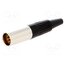 AG6M Connector: XLR mini; plug; male; PIN: 6; for cable; soldering; 1.2A fUkThTjbWK3mMaW9x4eAWckxvIYm-tearRvdxGvBRCw