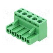 TJ0551530000G Connector: pluggable terminal block; plug; female; 12A; 300V; 1x5 kldXc5q6beNcHmBxRN9S2BUfeMCazNo5y7o8vozgWmI