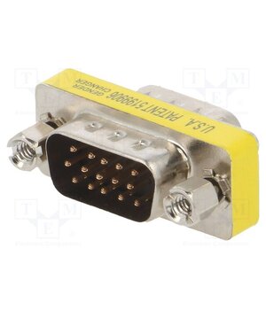 AK-AD-19 Adapter; D-Sub 15pin HD plug,both sides --xvLz50XyZWFcqPUPeO8Z7MiJlYIo_kQr9N_bssVKA