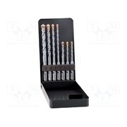 0000500007100 Drill set; for concrete; steel; metal case; F4 FORTE; 7pcs. 4zoenTMVWSWh_b2X0ORfH2jxgfZE44u_UtUw1jXV8Do