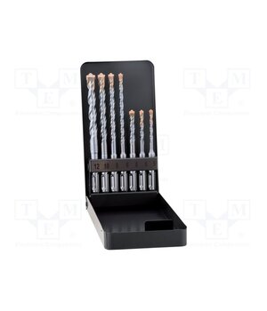 0000500007100 Drill set; for concrete; steel; metal case; F4 FORTE; 7pcs. 4zoenTMVWSWh_b2X0ORfH2jxgfZE44u_UtUw1jXV8Do