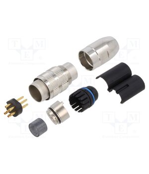 0332 06 Connector: M16; plug; male; PIN: 6; 5A; 250V; soldering; for cable zAKrfw-x08mobZL6M000CrmYmU1xKyYbY37HDgHnEdw
