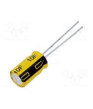 LY13R808014M106R-L Supercapacitor; THT; 10F; 2.5÷3.8VDC; ±20%; Ø8x14mm; 800mΩ; Ir: 3uA JsZjaubvd7Zg1ze595fPEA5vofoqulpnX7Jq6XTN8YI