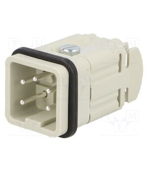 10431000 Connector: HDC; contact insert; male; EPIC H-A; PIN: 5; 23A; 400V kUyTnx7VkOeNBLnAHrnLSlW6P_TTcgoReL8Pp1xkMWM