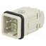 10431000 Connector: HDC; contact insert; male; EPIC H-A; PIN: 5; 23A; 400V kUyTnx7VkOeNBLnAHrnLSlW6P_TTcgoReL8Pp1xkMWM