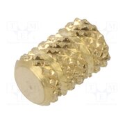116M3 Threaded insert; brass; M3; BN 37872; L: 6.4mm; for plastic Og39BKCdg5lOuRmckyi6IV1OZqwK4HQxgQmcIm6OBHI