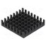 658-25AB Heatsink: extruded; grilled; BGA; black; L: 27.9mm; W: 27.9mm; 658 bNEPEHg58hN6P7FSPM56q93jwWf_Mv9PPOKFsu9RmD4