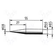 0842SDLF/SB Tip; conical; 0.8mm; for  soldering iron,for soldering station gTwSt-pQ5D8G5LamVMuEyHaFGXT69GEFeqfJOxlvArM