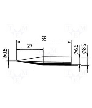 0842SDLF/SB Tip; conical; 0.8mm; for  soldering iron,for soldering station gTwSt-pQ5D8G5LamVMuEyHaFGXT69GEFeqfJOxlvArM
