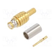 SMP-FS-C08-1-R Connector: coaxial; plug; female; SMP; soldering,crimped; straight u-fZ9qGpLzzWntrGZLBdpqtuKM8LZ40dKb4k6Vpwmxs
