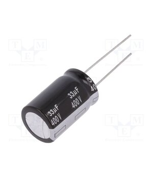 EEUEB2G330 Capacitor: electrolytic; THT; 33uF; 400VDC; Ø16x25mm; Pitch: 7.5mm 9LiPbcfI8j1odU99xl9blQ9qEold9Psh9JP8jpH9cEE