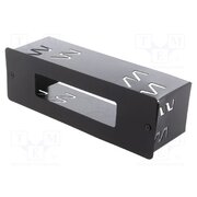 PCB.TYP.14 Mounting half frame for CB radio; Albrecht; with center hole DYi-toXLxmxtTPivm9EKTSFfLKMugSl6QYYqwiw94Rg