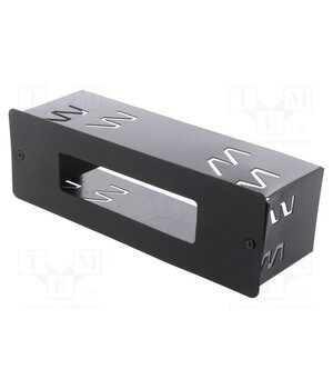 PCB.TYP.14 Mounting half frame for CB radio; Albrecht; with center hole DYi-toXLxmxtTPivm9EKTSFfLKMugSl6QYYqwiw94Rg