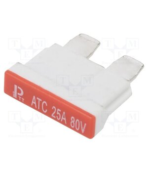 340032-80V Fuse: fuse; 25A; 80VDC; automotive; 19mm; copper; tinned jcRhckAwzxO3Q6PxHETYSE0HO8WVguk9wTQNSBLO0YY