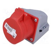 117-6V Connector: AC supply 3-phase; socket; female; 16A; 400VAC; IP44 4pa4piZk8tBn2TNgl6rcVaAzJjaZWqkKiMAPdbpv2Ow