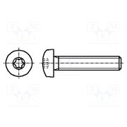 3061578 Screw; M2x3; 0.4; Head: button; Torx®; TX06; A2 stainless steel 1HcsLzlta-aUcD5mlcMV3J2xBJKcTmzdUQJHeVKNIdc