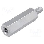 227X25 Screwed spacer sleeve; 25mm; Int.thread: M4; Ext.thread: M4; steel iTz91eKNfLrao_SG7gnYiDbqwnp0mjOxQk0kv_x_a_4